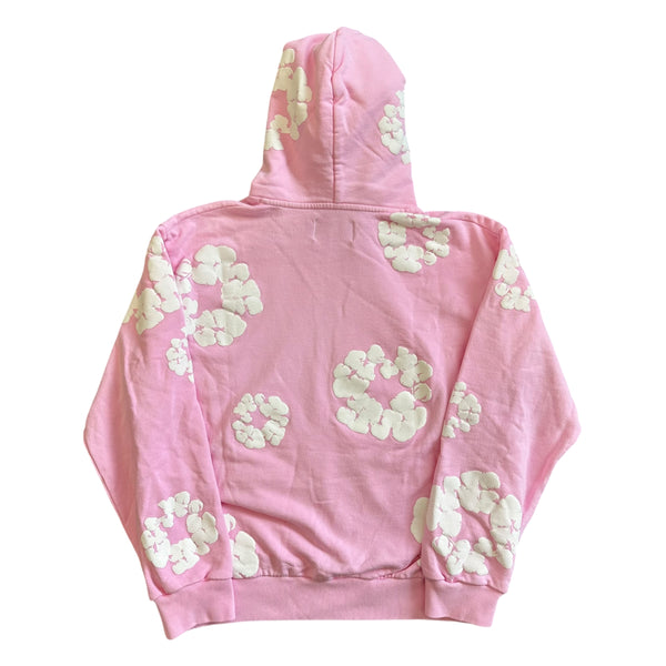 New Denim Tears Cotton Wreath Hoodie Pink Size Small