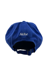 Load image into Gallery viewer, Vintage NIKE Soccer Swoosh Adjustable Hat 90s Blue
