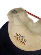 Load image into Gallery viewer, Vintage DISNEY STORE Toy Story 1995 Film Snapback Hat 90s White Purple

