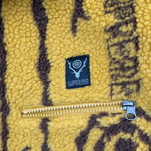 Load image into Gallery viewer, Supreme South2 West8 Sherpa Jacket Yellow Sz Large
