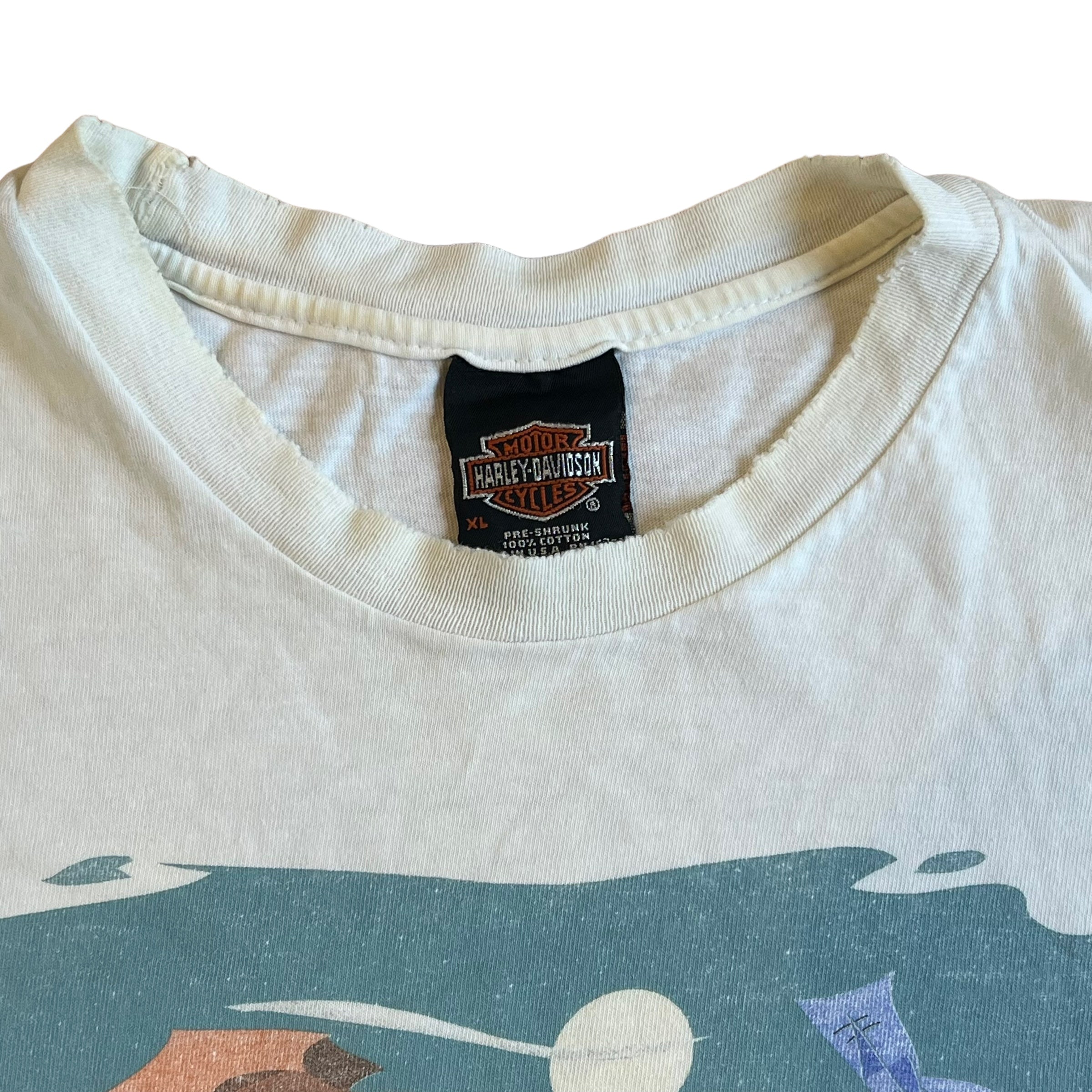 Vintage Harley Davidson Motorcycles Looney Tunes Life Is Good 2000 