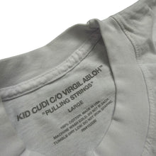 Load image into Gallery viewer, New Kid Cudi c/o Virgil Abloh "Pulling Strings" T-Shirt White Size Large
