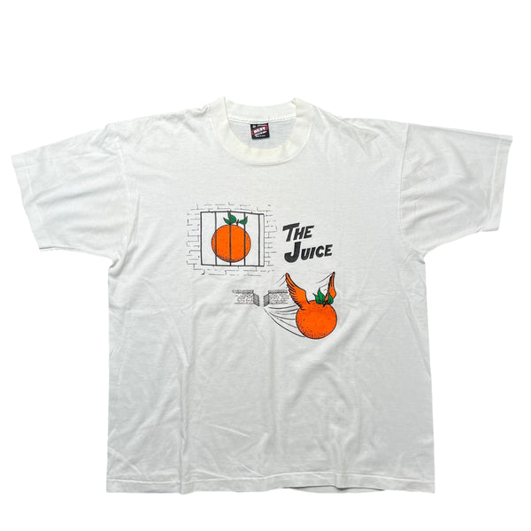 Vintage 90s FOTL BEST The Juice OJ Simpson T Shirt XL