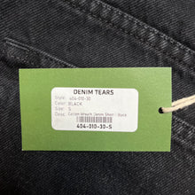 Load image into Gallery viewer, NEW Denim Tears Jean Shorts Black Sz S
