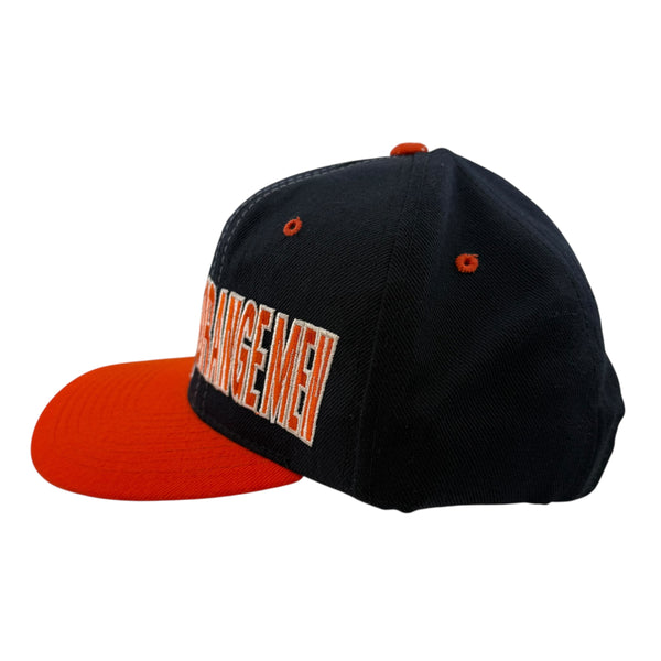 Vintage STARTER Syracuse University Orangemen Tri Power Snapback Hat 90s Blue Orange