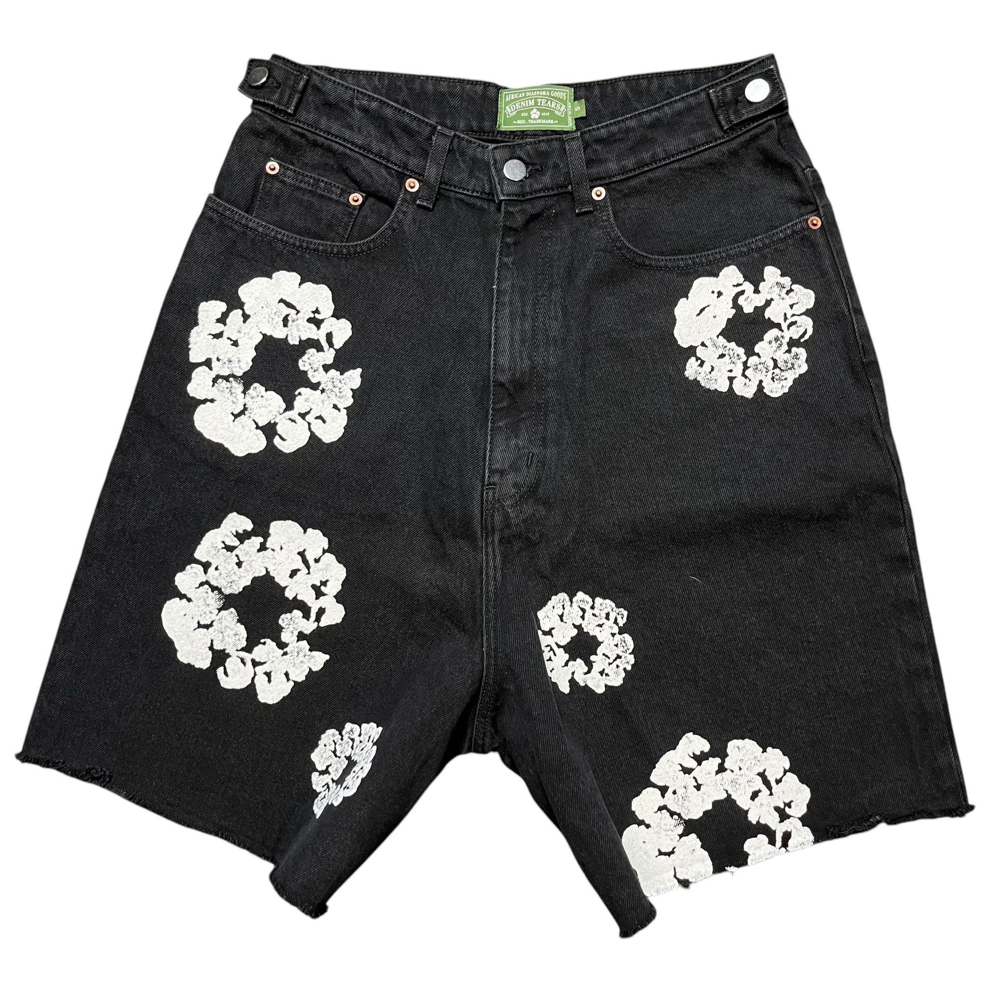NEW Denim Tears Jean Shorts Black Sz S – Reset Web Store