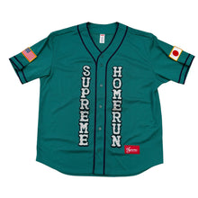 Load image into Gallery viewer, New Supreme Homerun Baseball Jersey Teal Sz Large

