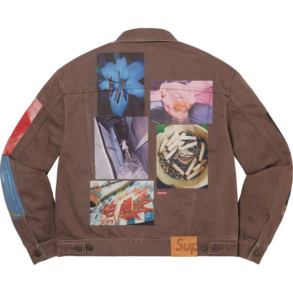 NEW Supreme Daido Moriyama Denim Trucker Jacket Brown Large