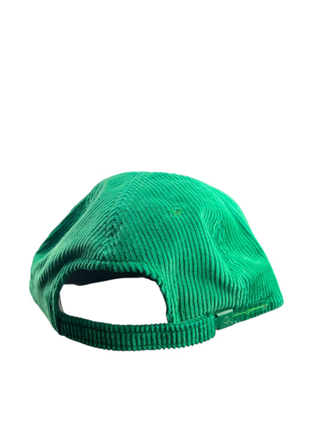 Vintage SPORTS SPECIALTIES Boston Celtics Script Corduroy Snapback Hat 80s 90s Green