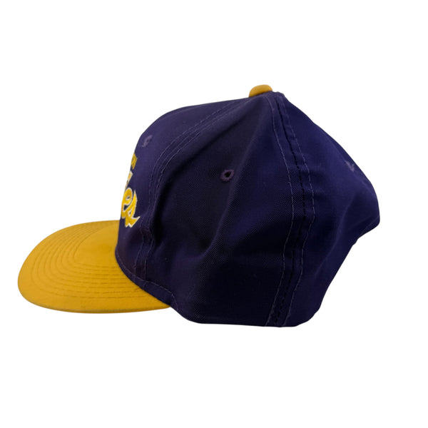 Vintage SPORTS SPECIALTIES Washington Huskies Script Snapback Hat 90s Purple Yellow