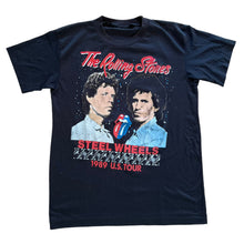 Load image into Gallery viewer, Vintage The Rolling Stones 1989 Steel Wheels US Tour Mick Jagger Keith Richards Photo Shirt No Tag
