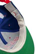 Load image into Gallery viewer, Vintage AMERICAN NEEDLE Buffalo Bills Snapback Hat 90s Blue Red NWT
