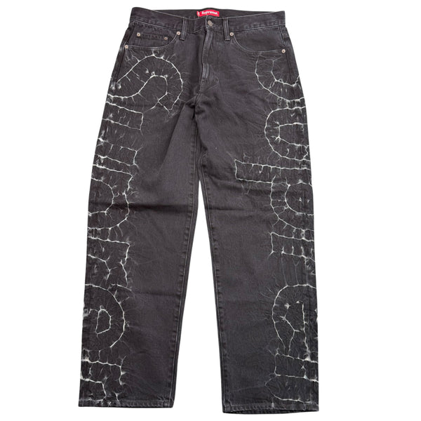 NEW Supreme Shibori Loose Fit Jean Black Sz 32