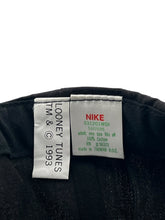 Load image into Gallery viewer, Vintage NIKE Bugs Bunny Hare Jordan Basketball Snapback Hat 90s Black
