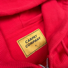 Load image into Gallery viewer, New Carpet Company C-Star Thermal Zip Hoodie Red Size Medium
