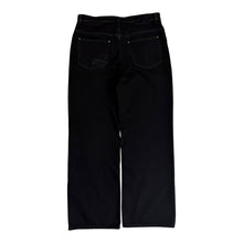 Load image into Gallery viewer, Louis Vuitton Monogram Carpenter Denim Jeans Black Sz 34
