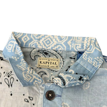 Load image into Gallery viewer, Kapital Patchwork Bandana 1st Shirt Jacket Blue Sz 4
