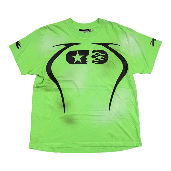 New Hellstar Warm Up Tee Lime Size Medium