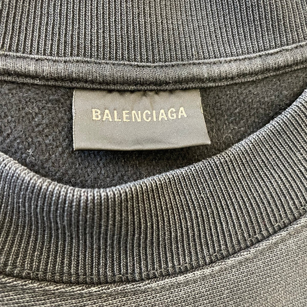 Balenciaga Sporty B Cotton Sweatshirt