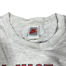 Load image into Gallery viewer, Vintage NIKE Just Do It Porky Pig Looney Tunes 1993 T Shirt 90s Gray L
