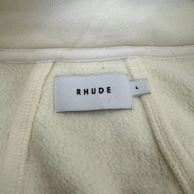 Load image into Gallery viewer, RHUDE Logo Embroidered Half Zip Jumper Sweatshirt Pre-Owned Large
