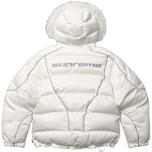Load image into Gallery viewer, NEW Supreme Jordan Puffer Jacket White XL
