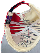 Load image into Gallery viewer, Vintage STARTER St. Louis Cardinals Shockwave Split Snapback Hat 90s White Red

