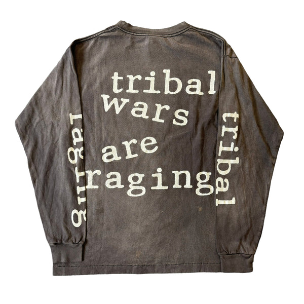 SAINT MICHAEL Tribal War L/S T Shirt NWT M