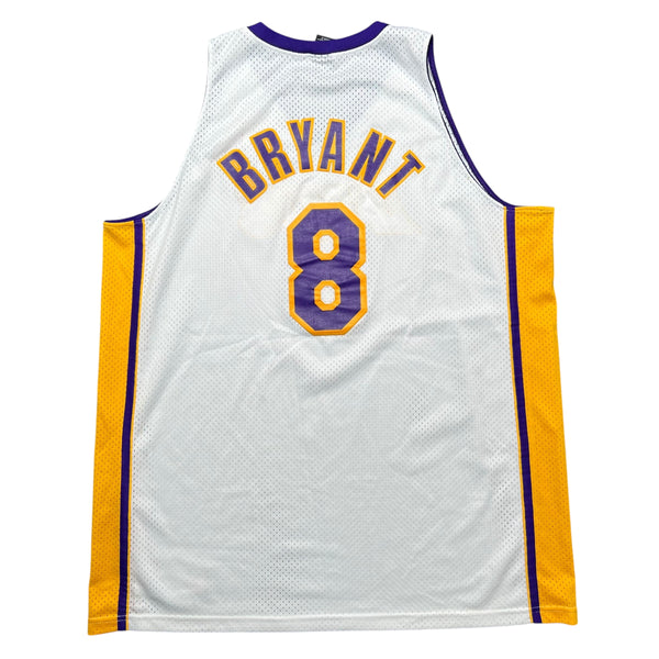 Vintage NIKE TEAM Los Angeles Lakers Kobe Bryant #8 2000s Swingman NBA Basketball Jersey 3XL