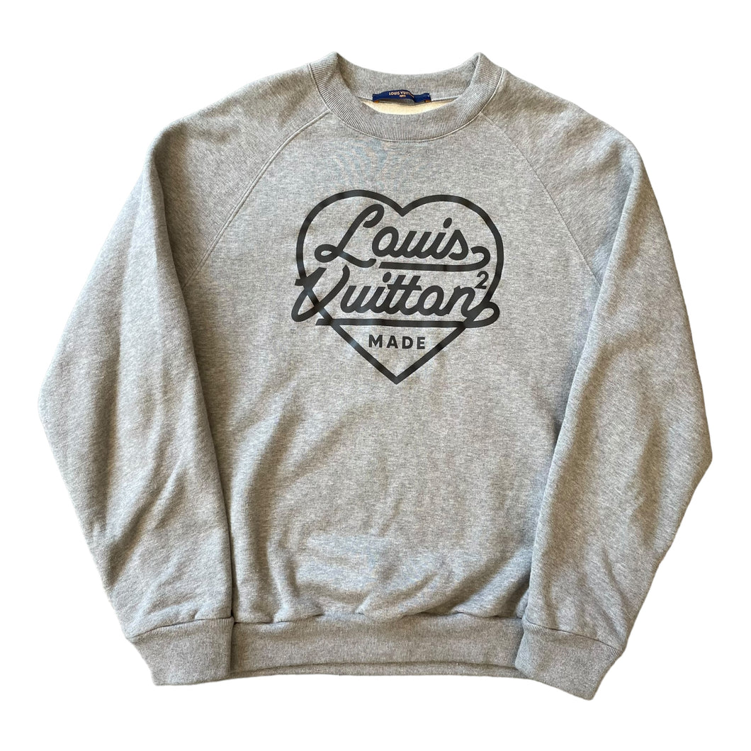 Louis Vuitton 22Ss Virgil Abloh Nigo Human Made Heart Sweatshirt