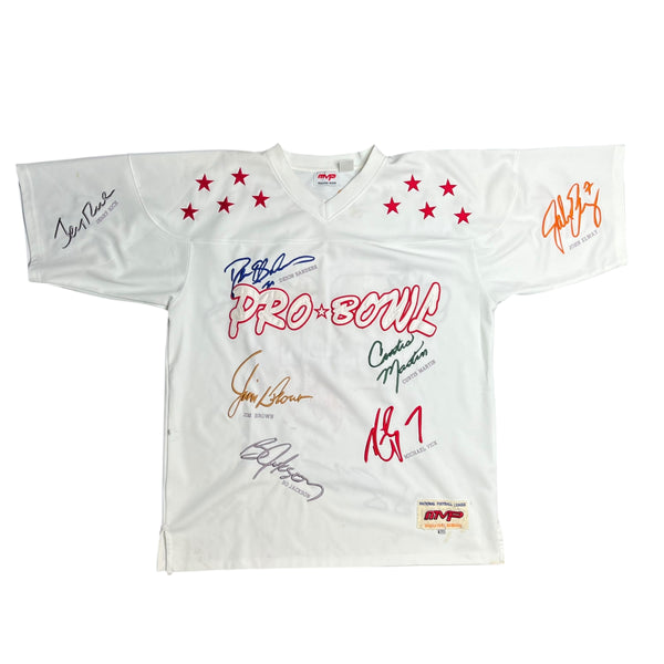 Vintage MVP Signature Series NFL Pro Bowl HOF Legends Football Jersey 2000s White 54