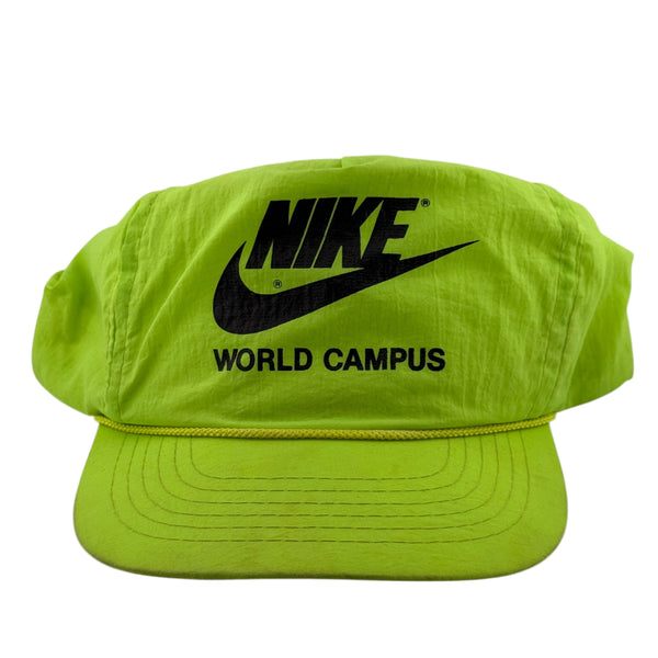 Vintage LA Sport Nike World Campus Rope Nylon 80s Snapback Hat
