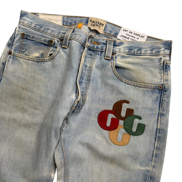 Gallery Dept. G-Patch LA Flare Denim Indigo Multi-G Patch
