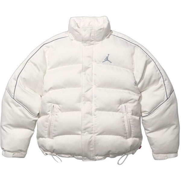 NEW Supreme Jordan Puffer Jacket White Sz XL