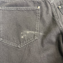 Load image into Gallery viewer, Louis Vuitton Monogram Carpenter Denim Jeans Black Sz 34

