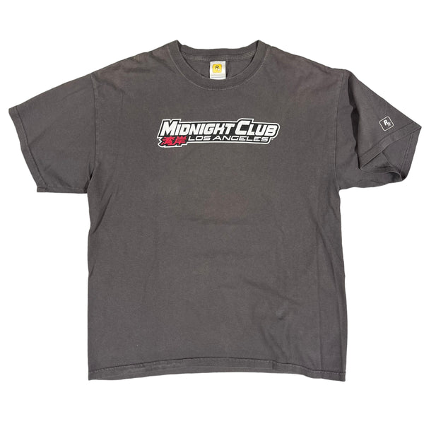 Vintage 2008 Midnight Club Los Angeles Rockstar Games Video Game Promo Shirt Large