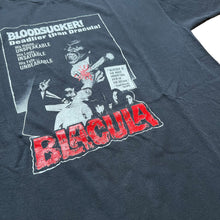 Load image into Gallery viewer, Vintage Blacula Bloodsucker Deadlier than Dracula T Shirt 90s Black XL
