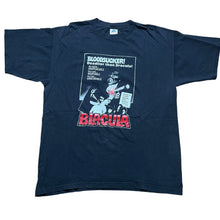 Load image into Gallery viewer, Vintage Blacula Bloodsucker Deadlier than Dracula T Shirt 90s Black XL
