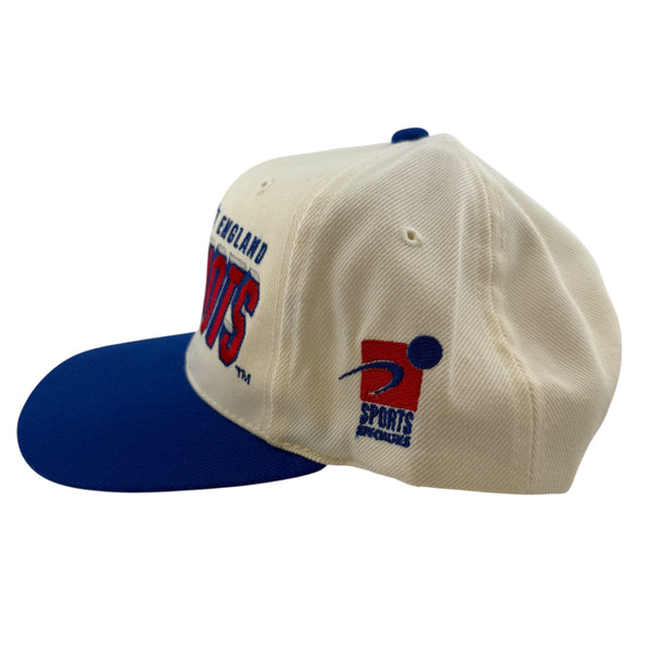 Vintage SPORTS SPECIALTIES New England Patriots Shadow Laser Snapback Hat 90s