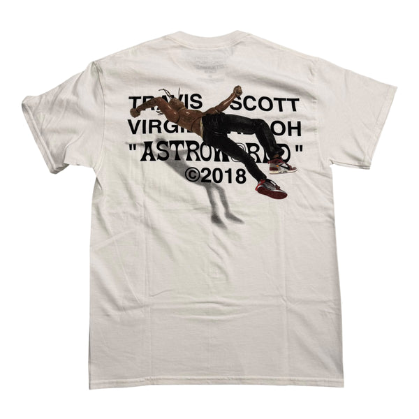 New Travis Scott x Virgil Abloh Astroworld By A Thread Tee White Sz M
