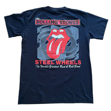 Load image into Gallery viewer, Vintage The Rolling Stones 1989 Steel Wheels US Tour Mick Jagger Keith Richards Photo Shirt No Tag
