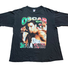 Load image into Gallery viewer, Vintage Oscar De La Hoya WBC Welterweight Champion Rap T Shirt 90s Black XL
