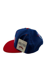 Load image into Gallery viewer, Vintage AMERICAN NEEDLE Buffalo Bills Snapback Hat 90s Blue Red NWT

