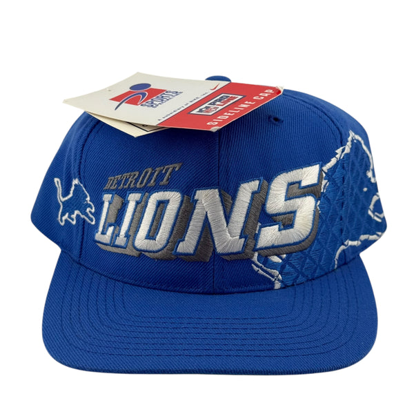 Vintage NWT Sports Specialties Detroit Lions 90s Snapback Hat