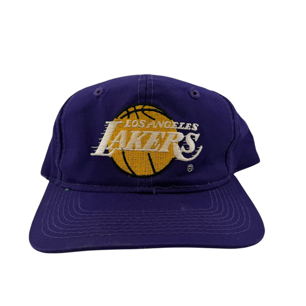 Vintage The G Cap Los Angeles Lakers Purple 90s Snapback Hat