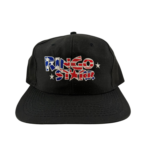 Vintage Ringo Starr Snapback Hat 90s Black