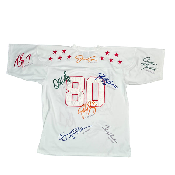 Vintage MVP Signature Series NFL Pro Bowl HOF Legends Football Jersey 2000s White 54
