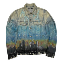 Load image into Gallery viewer, AMIRI City Dragon Trucker Denim Jacket L Pre Owned
