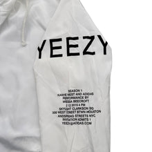Load image into Gallery viewer, 2015 ADIDAS YEEZY Yeezus Tour Season 1 Windbreaker Jacket White Sz Medium
