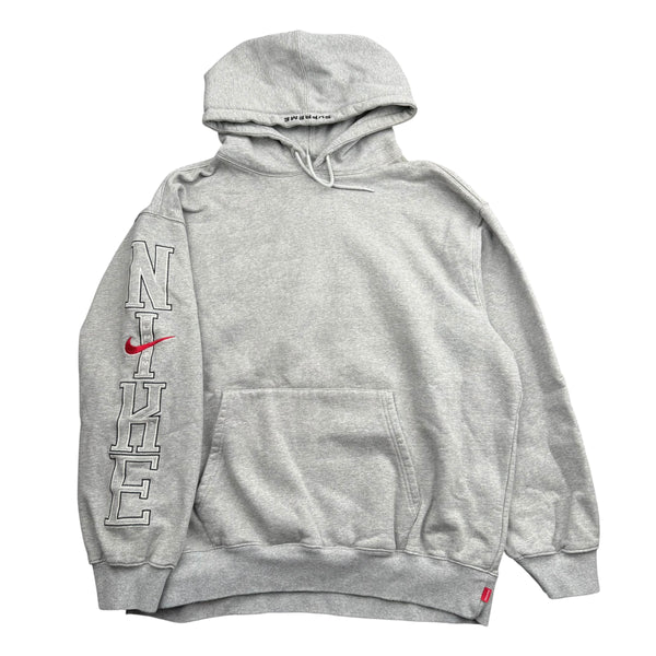 Supreme Nike Hooded Sweatshirt Grey Sz XL